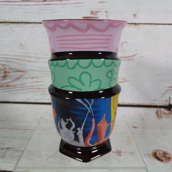 Disney Alice in Wonderland 70th by Mary Blair Three Stacked Tea Cups Mug New!! - Picture 5 of 5